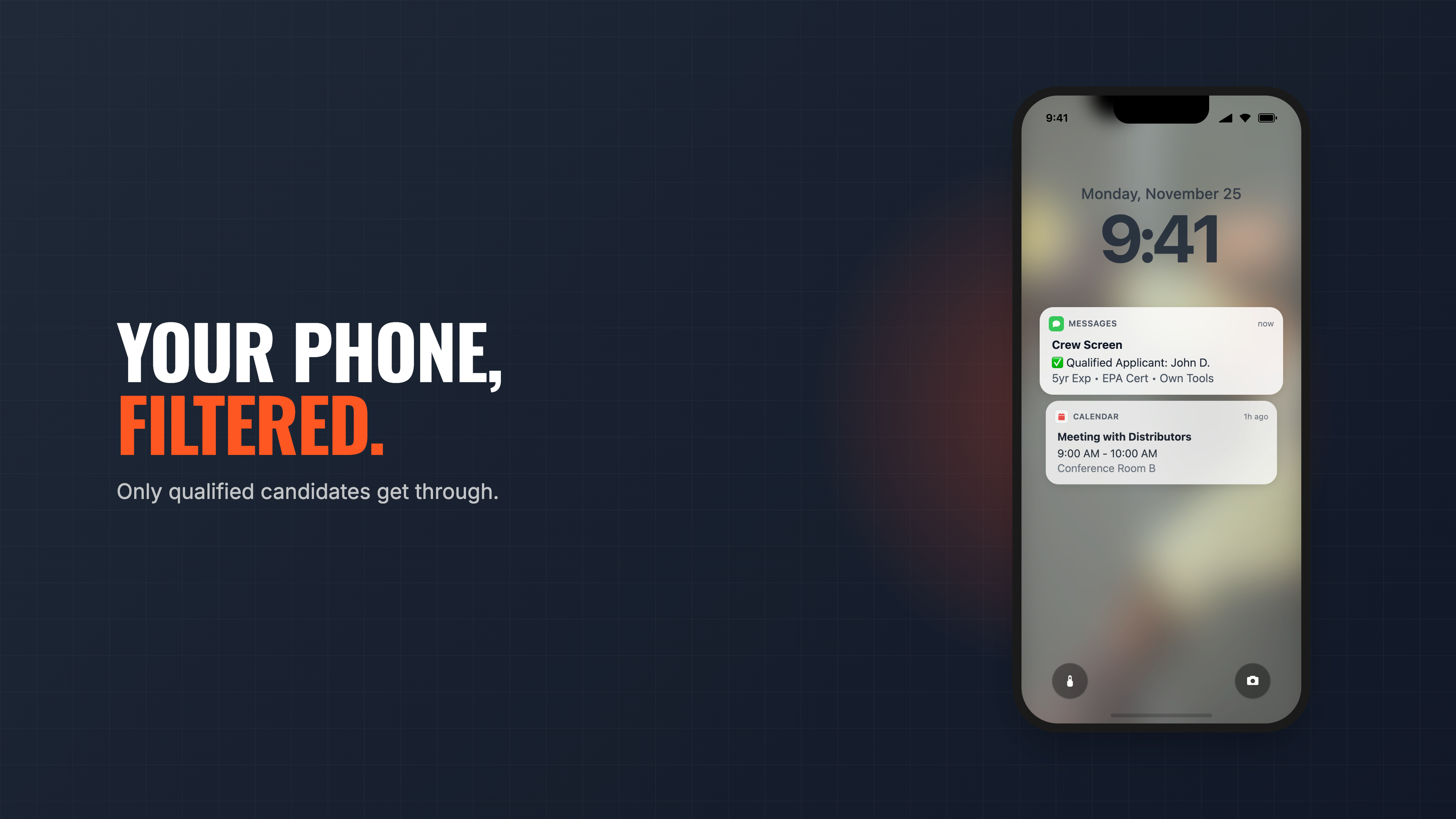 Crew Screen demo video